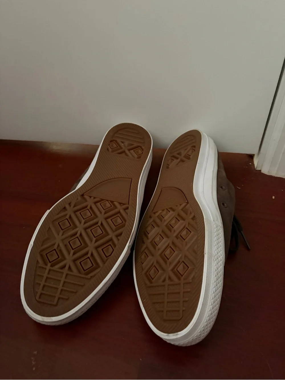 Converse Low-Top Canvas Sneakers - Brown with White Toe